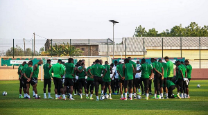 Norwich GK resumes training with Flying Eagles after injury, teammate Coker also in camp